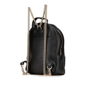 Gucci Soho Black Leather Interlocking GG Backpack